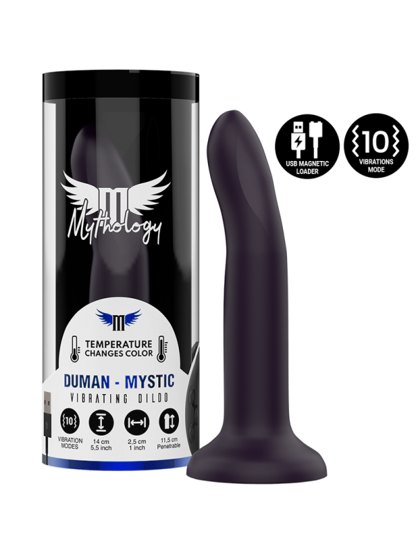 MYTHOLOGY DUMAN MYSTIC DILDO S - VIBRATORE WATCHME COMPATIBILE CON TECNOLOGIA WIRELESS