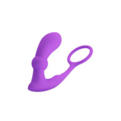 PRETTY LOVE - ANELLO WARREN E VIBRATORE ANALE VIOLA