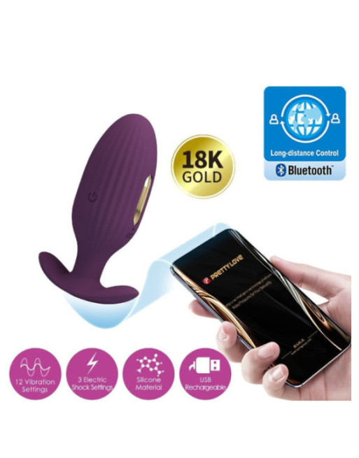 PRETTY LOVE - PLUG ANALE CONTROLLATO DA APP JEFFERSON VIOLA