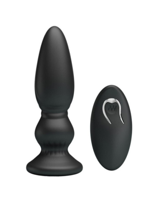 MR PLAY - POTENTE VIBRATORE TELECOMANDO PLUG ANALE NERO