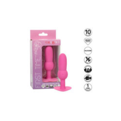 CALEXOTICS - FIRST TIME PLUG ANALE SONDA PERLINE 10 VIBRAZIONI ROSA