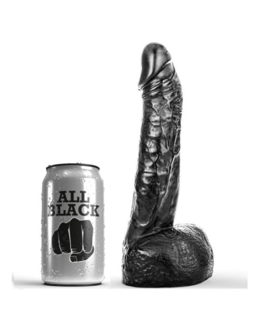 ALL BLACK - DILDO CON PUGNO 20 CM