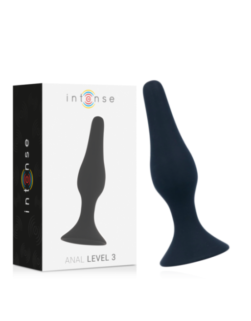 INTENSE - ANALE LIVELLO 3 12,5 CM NERO