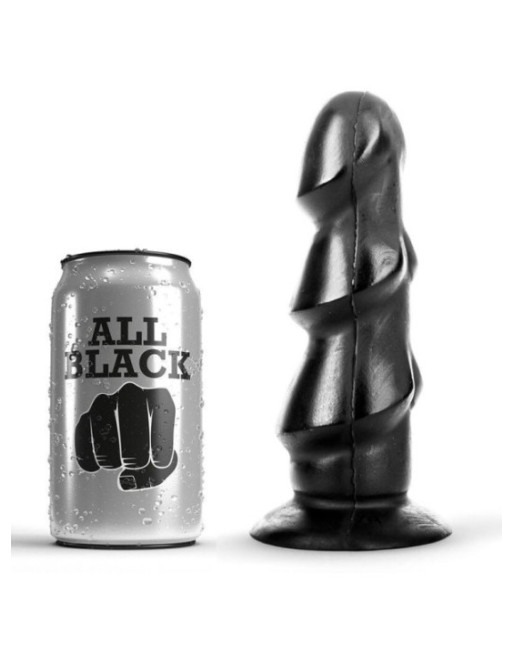 ALL BLACK - DILDO 17 CM