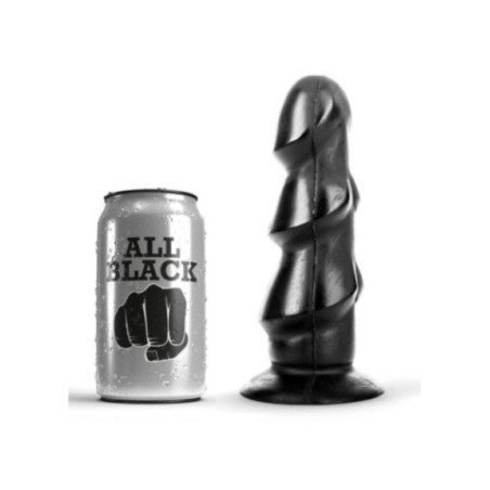 ALL BLACK - DILDO 17 CM