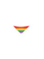 PRIDE - SCIARPA TRIANGOLARE IN COTONE CON BANDIERA ARCOBALENO