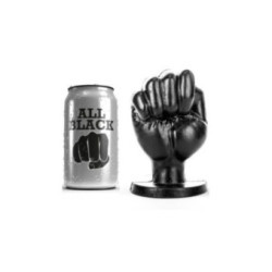 ALL BLACK - PUGNO ANALE 13 CM