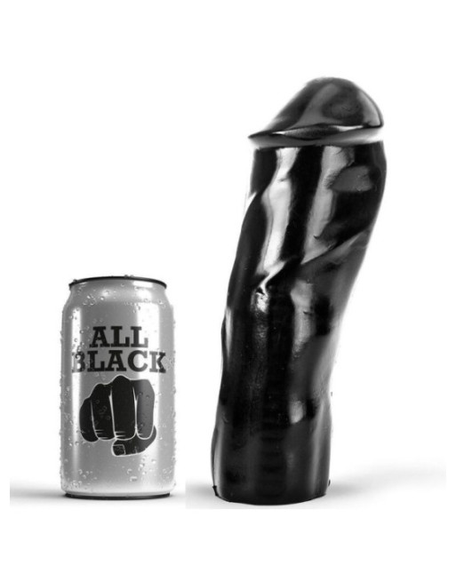 ALL BLACK - DILDO REALISTICO 20 CM