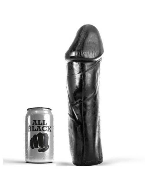ALL BLACK - DONG 28 CM SENZA TESTICOLI