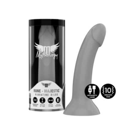MYTHOLOGY - RUNE MAJESTIC DILDO S - VIBRATORE WATCHME COMPATIBILE CON TECNOLOGIA WIRELESS