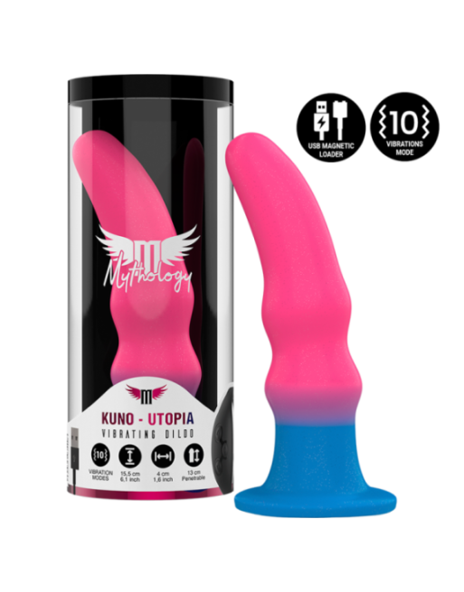 MYTHOLOGY - KUNO UTOPIA DILDO M - VIBRATORE COMPATIBILE CON TECNOLOGIA WIRELESS WATCHME