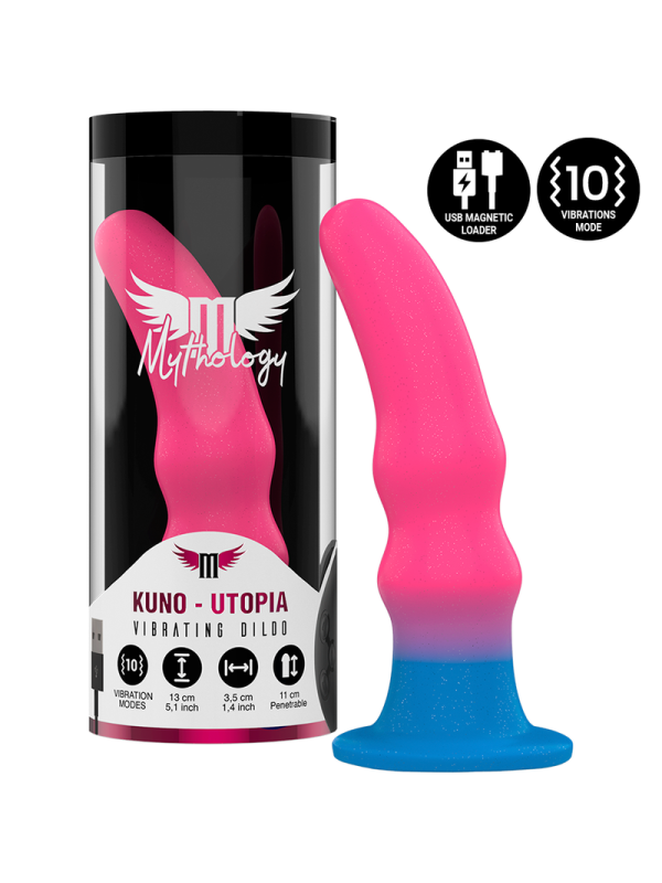 MYTHOLOGY - KUNO UTOPIA DILDO S - VIBRATORE WATCHME COMPATIBILE CON TECNOLOGIA WIRELESS