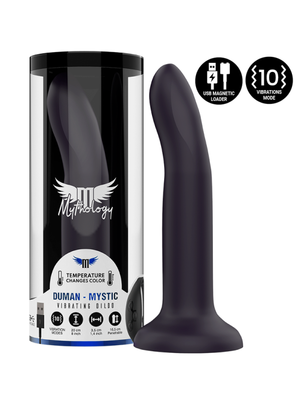 MYTHOLOGY - DUMAN MYSTIC DILDO L - VIBRATORE COMPATIBILE CON TECNOLOGIA WIRELESS WATCHME