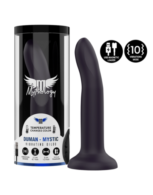 MYTHOLOGY - DUMAN MYSTIC DILDO M - VIBRATORE COMPATIBILE CON TECNOLOGIA WIRELESS WATCHME