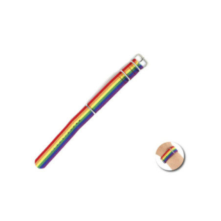 PRIDE - BRACCIALETTO CON BANDIERA ARCOBALENO
