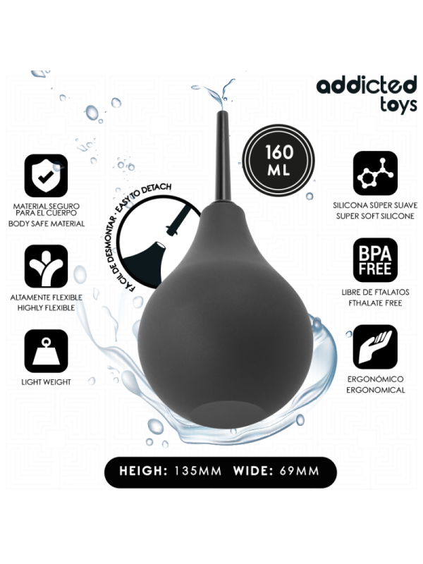 ADDICTED TOYS - DETERGENTE ANALE DA VIAGGIO TAGLIA M 160 ML