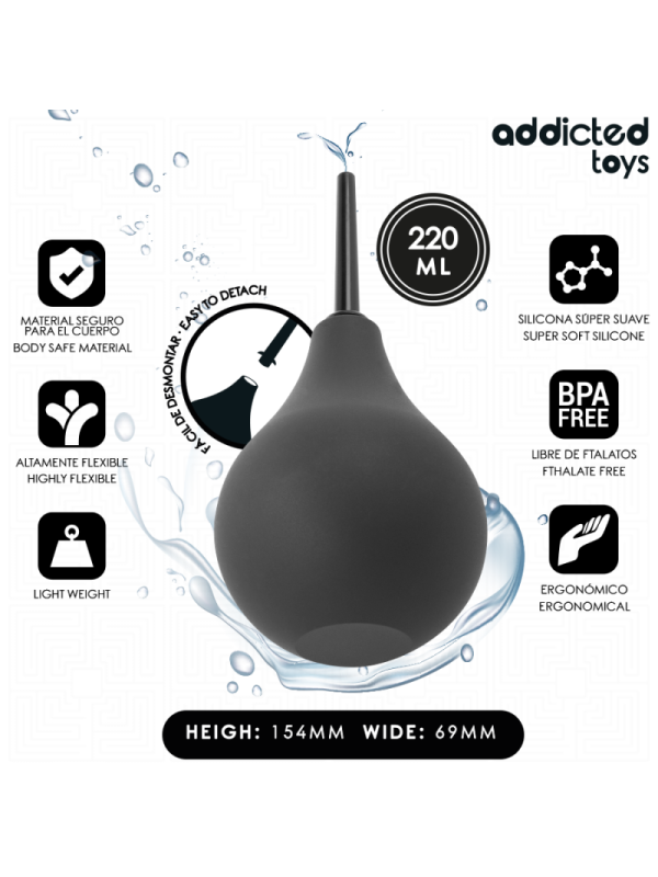 ADDICTED TOYS - DETERGENTE ANALE DA VIAGGIO TAGLIA L 220 ML