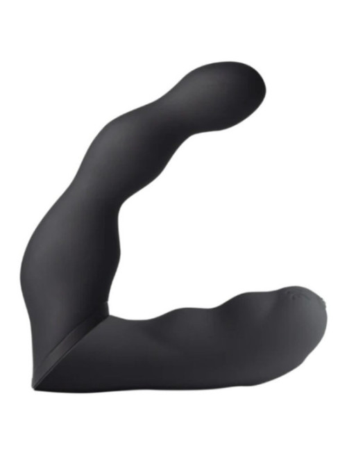 ROCKS-OFF - ADATTATORE NERO PER VIBRATORE PROSTATICO E ANALE