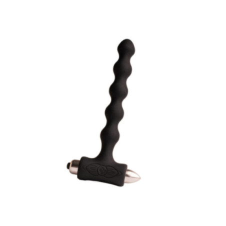 ROCKS-OFF - PETITE SENSATIONS PEARLS PLUG ANALE VIBRATORE NERO