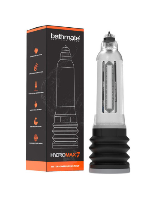 BATHMATE - HYDROMAX 7 POMPA PER LAUMENTO DEL PENE TRASPARENTE