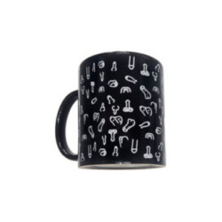 DIABLO PICANTE - TAZZA PENE NERA 370 ML