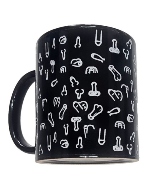 DIABLO PICANTE - TAZZA PENE NERA 370 ML