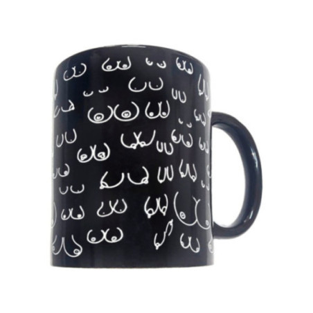DIABLO PICANTE - TAZZA TETTE NERA 370 ML