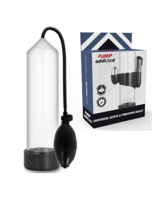 PUMP ADDICTED - VIBRATORE TRASPARENTE RX3