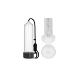 PUMP ADDICTED - RX5 TRASPARENTE CON MASTURBATORE