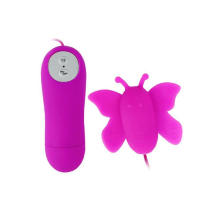 BAILE - LOVE EGGS STIMOLATORE CLITORIDE A FARFALLA 12 VELOCIT TELECOMANDO LILLA