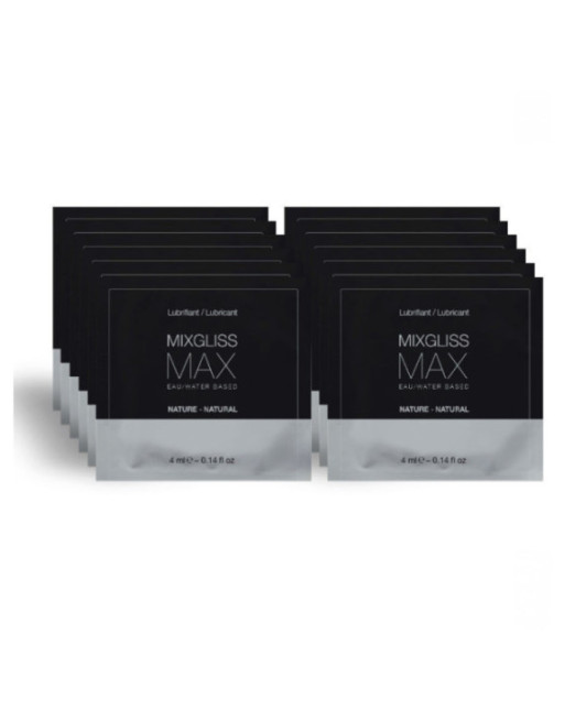 MIXGLISS - MAX DILATATORE ANALE LUBRIFICANTE CONFEZIONE 12 MONODOSE 4ML