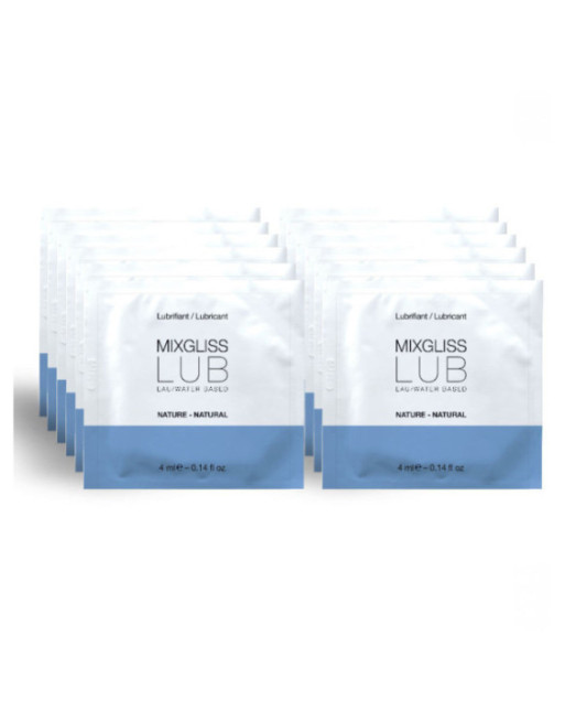 MIXGLISS - LUBRIFICANTE NATURALE A BASE ACQUA 12 MONODOSE 4 ML