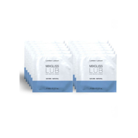 MIXGLISS - LUBRIFICANTE NATURALE A BASE ACQUA 12 MONODOSE 4 ML
