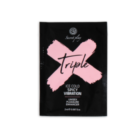 SECRETPLAY - INTENSIFICATORE DI PIACERE TRIPLO X A DOSE SINGOLA