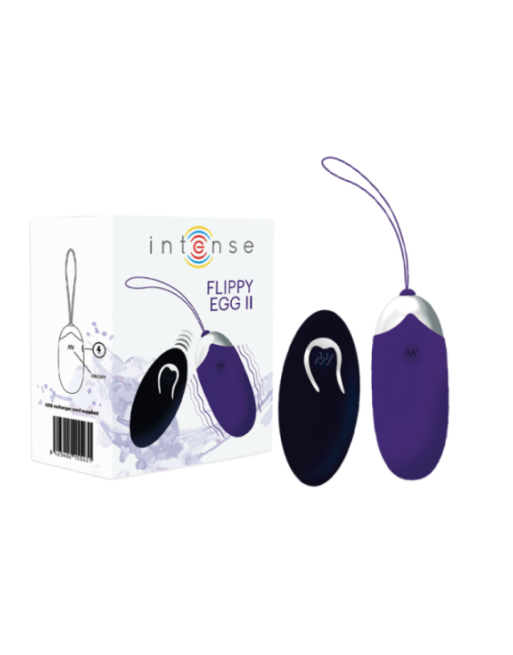 INTENSE - UOVO VIBRANTE FLIPPY II CON TELECOMANDO VIOLA