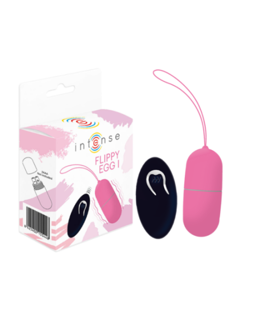 INTENSE - FLIPPY I UOVO VIBRANTE CON TELECOMANDO ROSA
