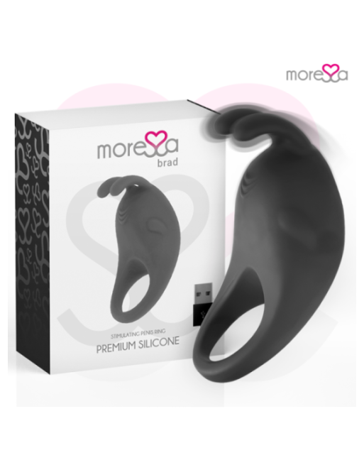 MORESSA - BRAD PREMIUM SILICONE RICARICABILE NERO