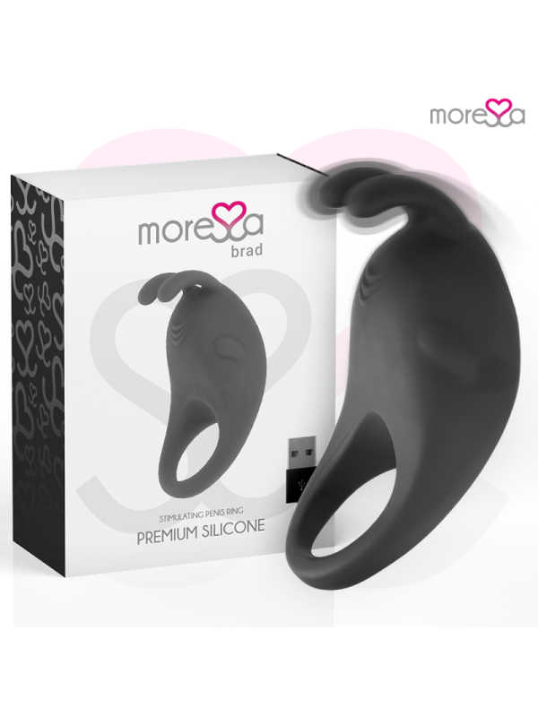 MORESSA - BRAD PREMIUM SILICONE RICARICABILE NERO