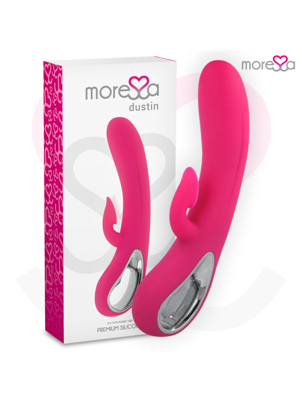 MORESSA - DUSTIN ASPIRAZIONE CLITORIDEA E VIBRAZIONE POTENTE SILICONE PREMIUM RICARICABILE