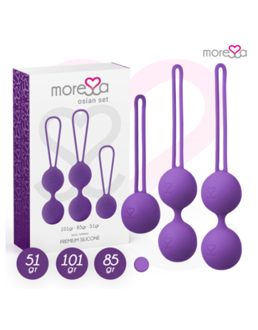MORESSA - OSIAN SET PREMIUM IN SILICONE LILLA