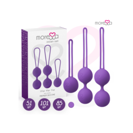MORESSA - OSIAN SET PREMIUM IN SILICONE LILLA