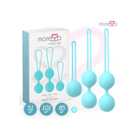 MORESSA - SET OSIAN PREMIUM IN SILICONE TURCHESE