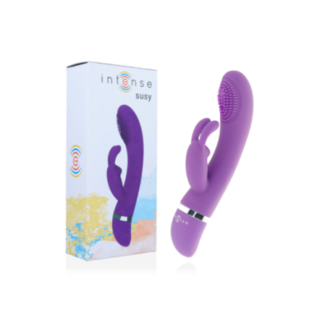 INTENSE - VIBRATORE OSCILLANTE IN SILICONE RABBIT LILLA SUSY