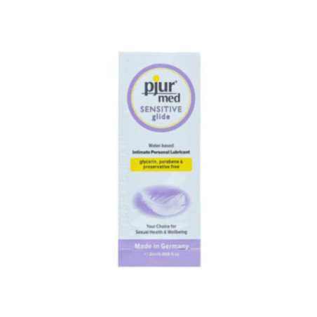PJUR - MED SENSITIVE GLIDE LUBRIFICANTE A BASE ACQUA 2 ML
