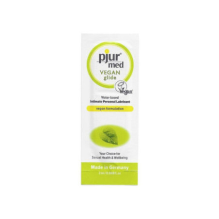 PJUR - MED VEGAN GLIDE LUBRIFICANTE A BASE ACQUA 2 ML