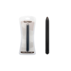 GLOSSY - VIBRATORE SLIM NERO