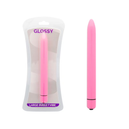 GLOSSY - VIBRATORE SLIM DEEP ROSE