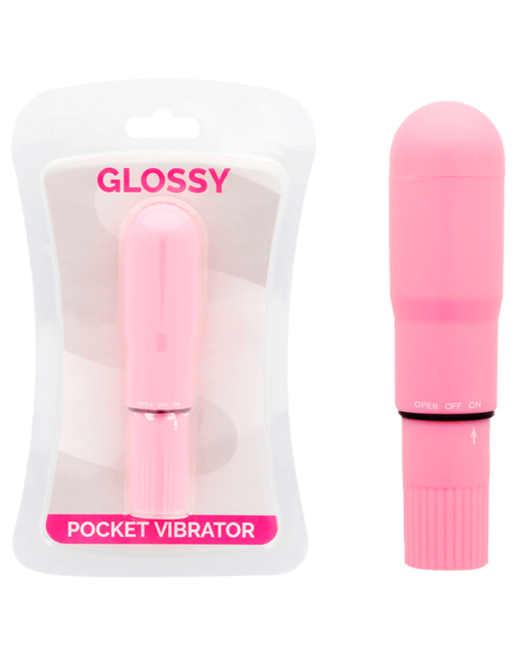 GLOSSY - VIBRATORE TASCABILE ROSA