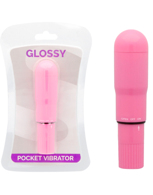 GLOSSY - VIBRATORE TASCABILE DEEP ROSE