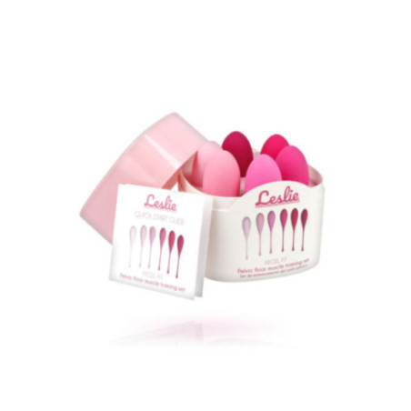 LESLIE - SET PER ALLENAMENTO MUSCOLI PELVICI KEGEL FIT 6 PEZZI